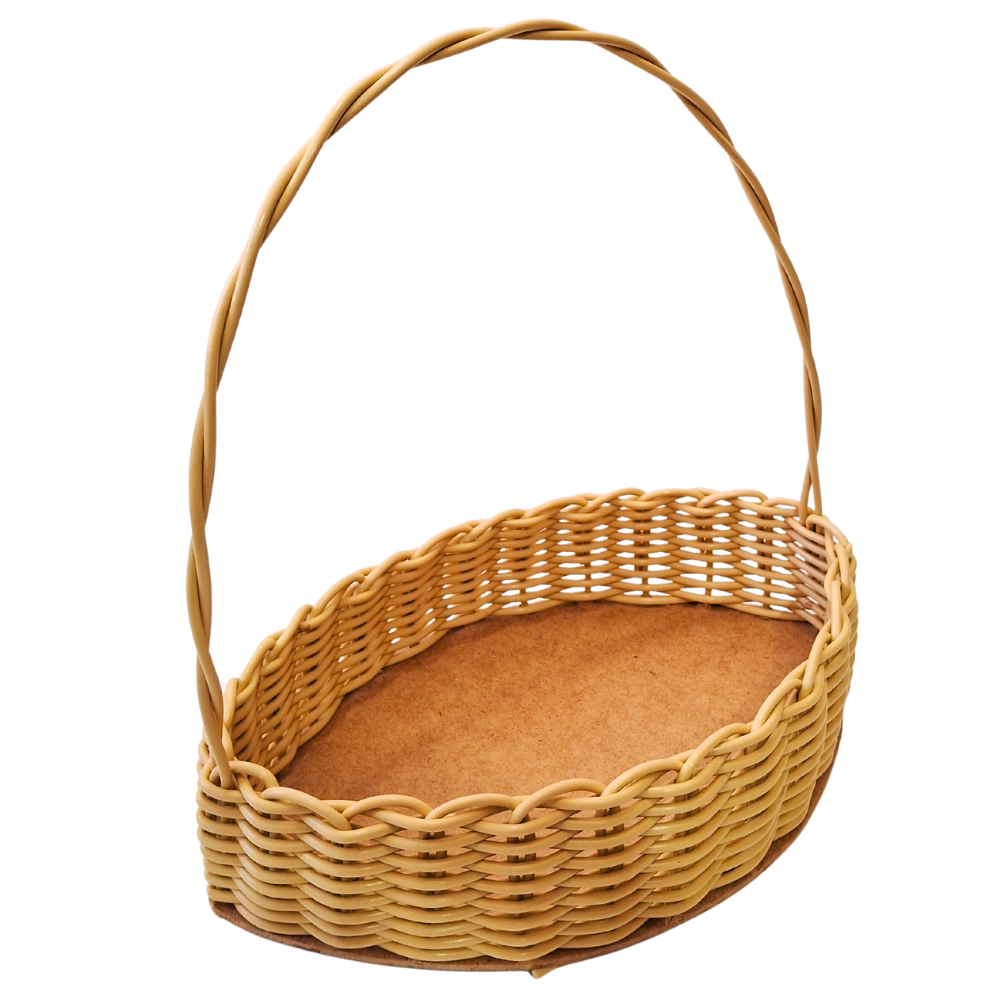 CESTA MIMO FIBRA MARFIM