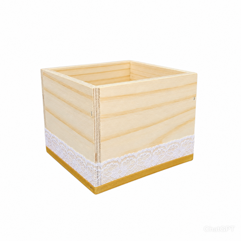 PORTA CRISANTEMO QD LUXO NATURAL/OURO
