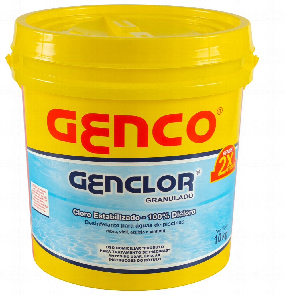 Cloro Estabilizado Granulado de 10Kg Genco