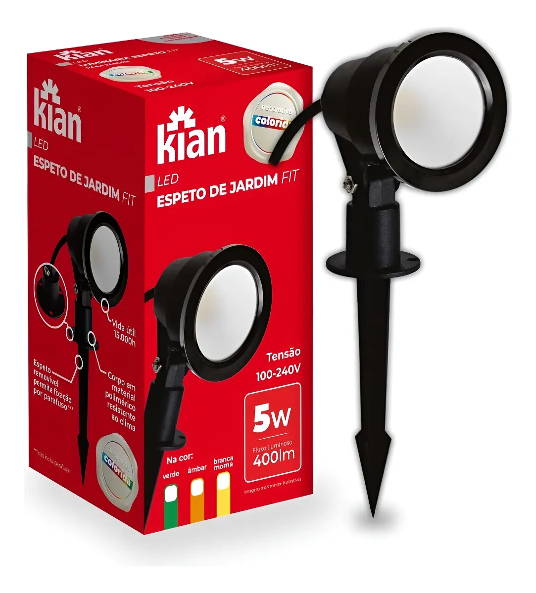 Espeto Kian Led Fit 5w-3000k