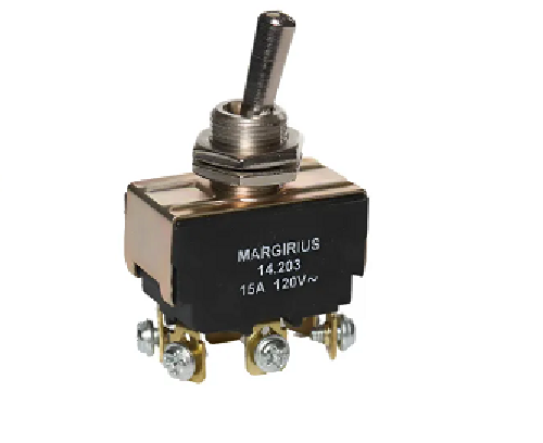 Chave Painel L/D/L Alavanca Bipolar 15A