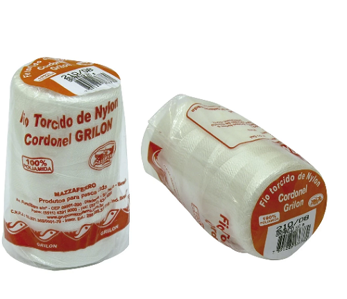 Fio De Nylon Torcido 0414M Grilon 200G