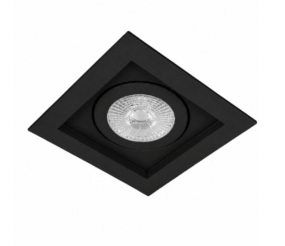 Spot Embutido Grid QD 15X15 1PAR30 Preto