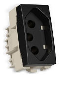 MODULO TOMADA 2P+T 10A-250V GRAFITE MG
