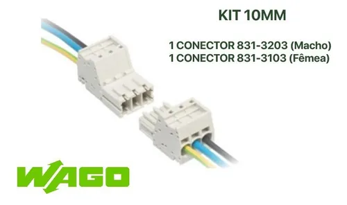 CONECTOR WAGO 13MM CHUVEIRO 127V/220V