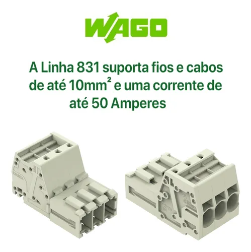 CONECTOR WAGO 13MM CHUVEIRO 127V/220V