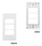 Tampa Para Condulete 3P PVC Branco Margirius