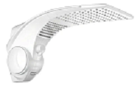 Chuveiro elétrico de parede Lorenzetti Duo Shower Quadra Multitemperaturas branco 5500W