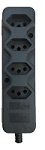 Tomada Barra Quadrupla 10a/20a Régua Para Extensão 2p+t