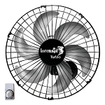 Ventilador De Parede Loren Sid Tufão 50cm Preto Bivolt