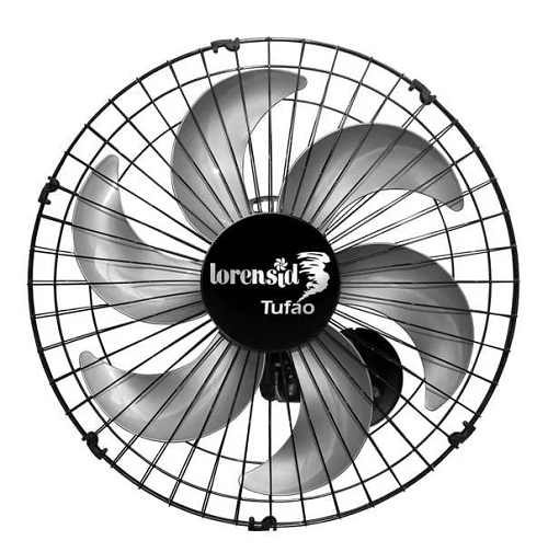 Ventilador De Parede Loren Sid Tufão 50cm Preto Bivolt