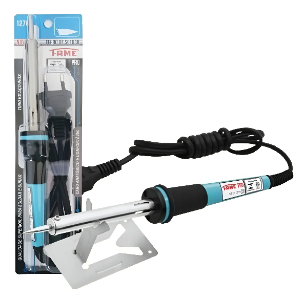 Ferro Solda 127VX70W Cabo  Azul Fame