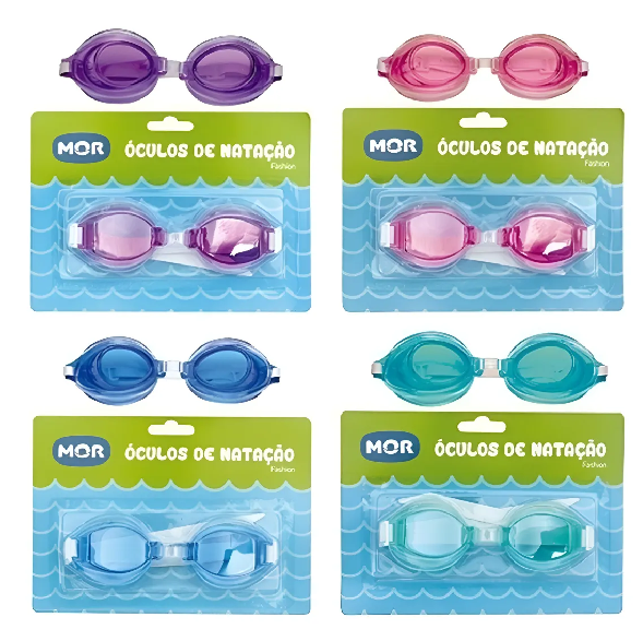 Óculos De Natação Fashion Infantil Criança Piscina Mar - Mor