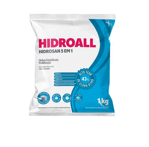 Piscina Dicloro 5 Funções Hidrosan 1kG