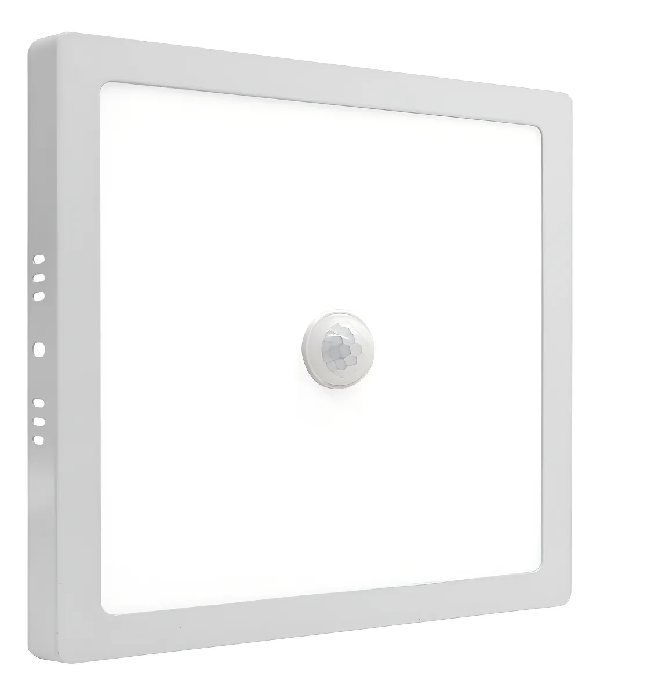 Painel Led Sob 18W Quadrado 6000K C/ Sensor Taschibra