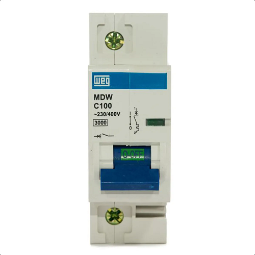 Disjuntor Din Unipolar 100 AMP MDWC