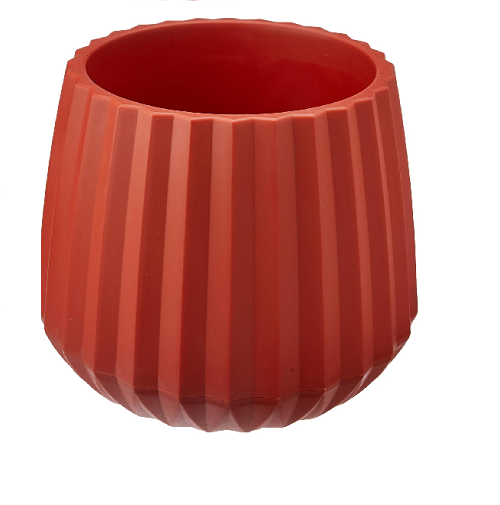 Vaso Cachepot Wave 31cm Sortido Mor