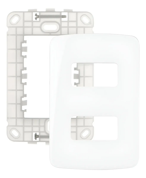Placa 4X2 2 Mod Horiz B3