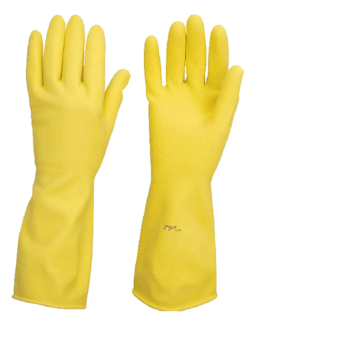 Luva Latex Grd Amarela Ad C/Forro Vonder