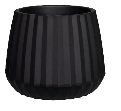 Vaso Cachepot Wave 37cm Sortido Mor