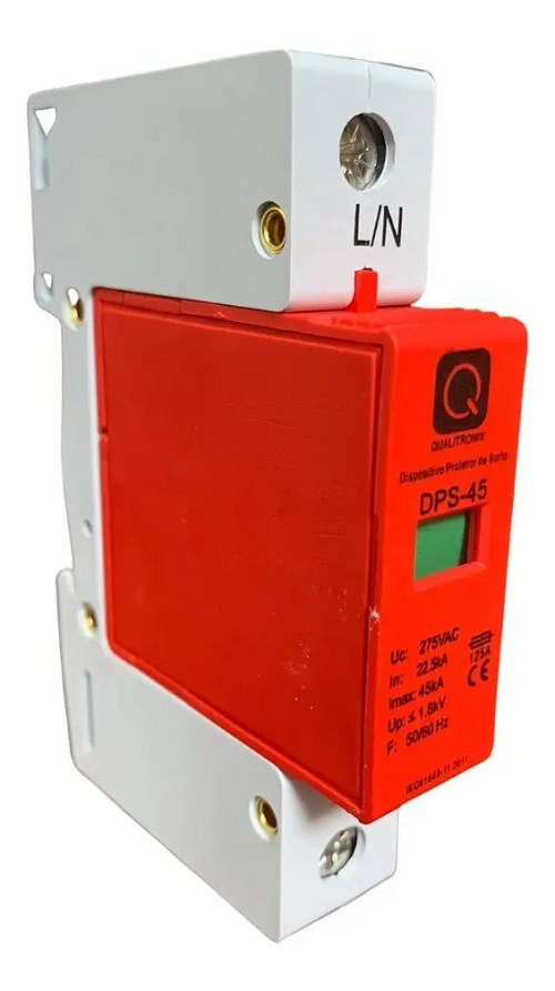 Dps Protetor Cont. Raio 275V 20KA Qualitronix