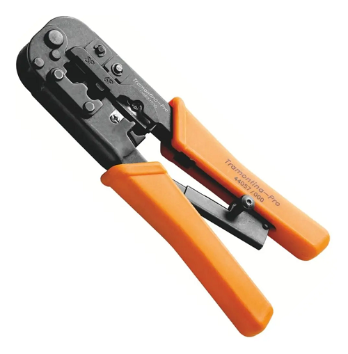 Alicate Crimpar RJ 11 E RJ 45 Tramontina