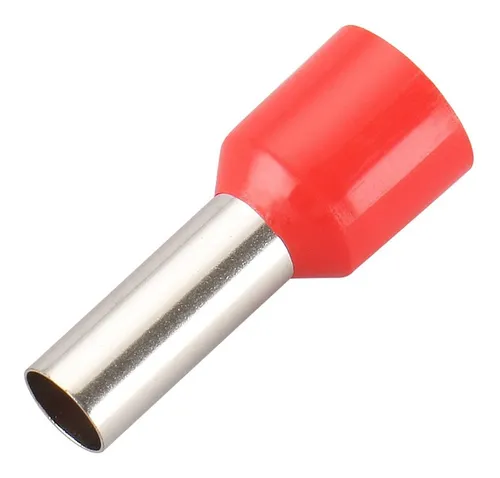 Terminal Tubular Ilhós Conector 10mm Pré Isolado