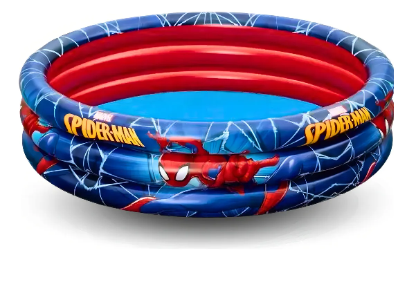 Piscina Inflável Infantil Homem Aranha 200 Litros Banheira Azul