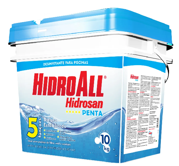 Piscina Cloro Hidrosan 5x1 Penta 10KG