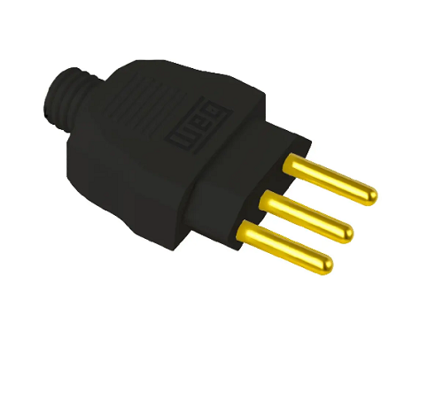 Plug Macho 90 2P+T 20A Preto Weg