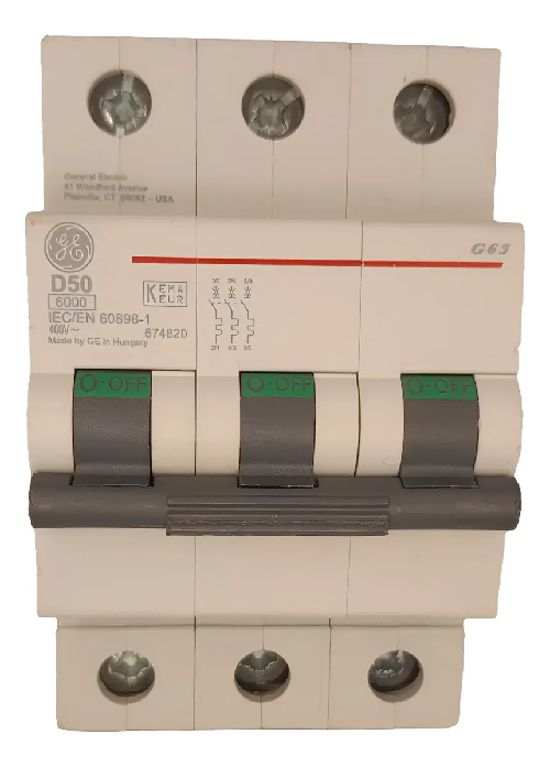 Disjuntor Din Tripolar 50 Amp GE Padrao