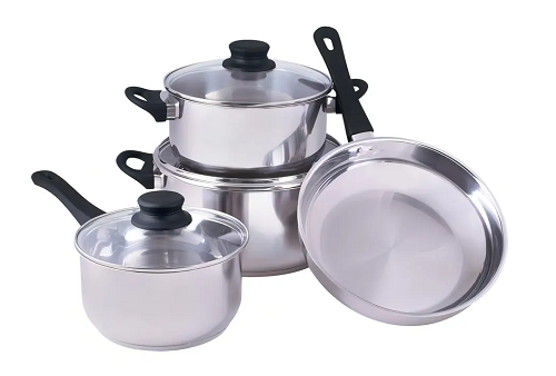 Panelas Conjunto 4 Peças Inox Mor