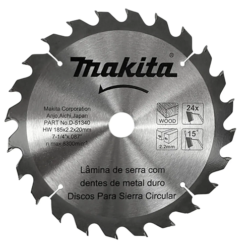 Disco Serra Videa 7.1/4 Mad. 24D Makita