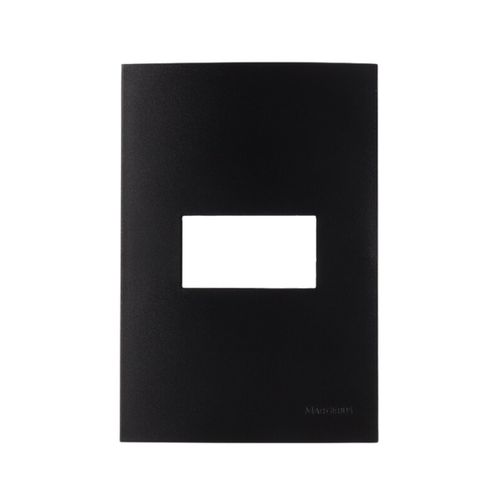 PLACA 4X2 1 MOD EBONY CLEAN MARGIRIUS