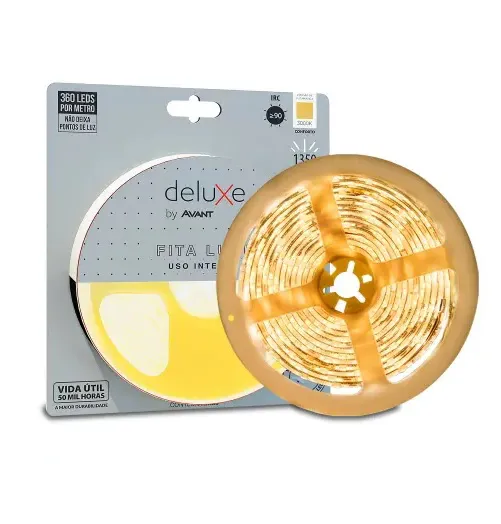 Fita Led Cob 4000K 12V IP20 15W/M 5M Avant