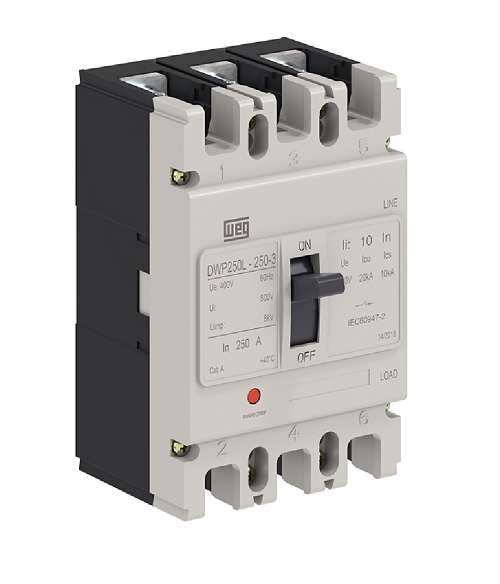 Disjuntor Caixa Mol DWP250 200AMP Weg