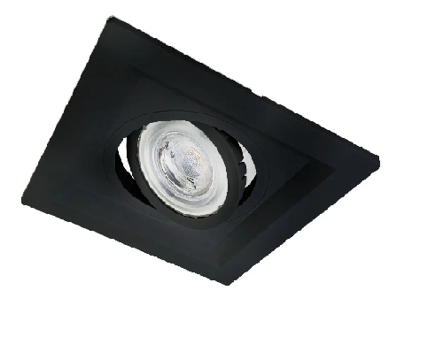 Spot Emb Quad E27 PAR20 1192 Recuado Preto Megalux