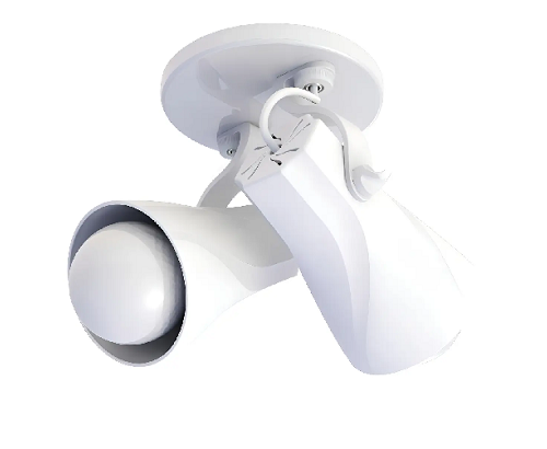 Spot 2 E 27 Branco Spiralle Octa Startec
