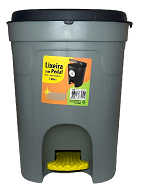 Lixeira 7,0L Plas. C/PED .Antares