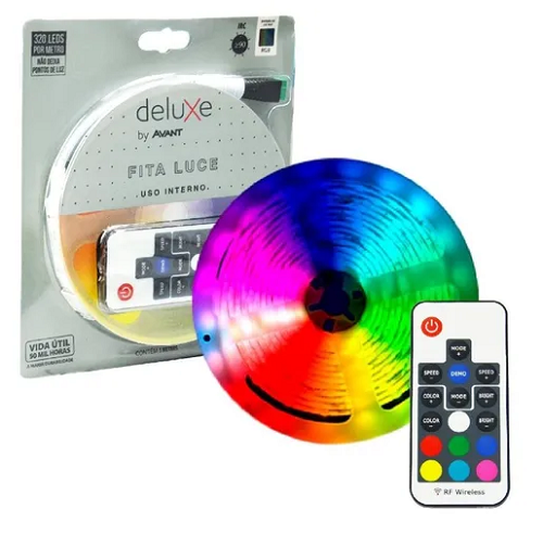 Fita Led Cob RGB 12V IP20 15WM 5M Avant