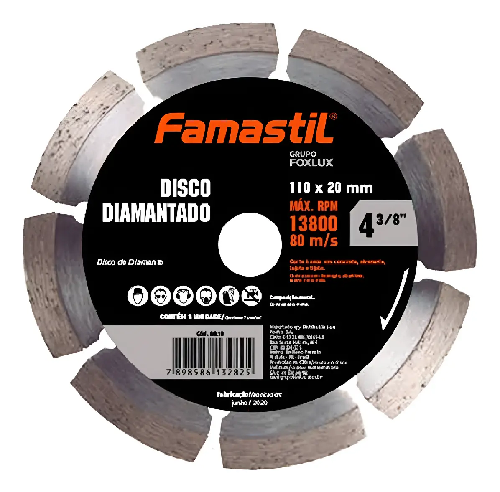 Disco Diam. 4 3/8 Segme.Famastil