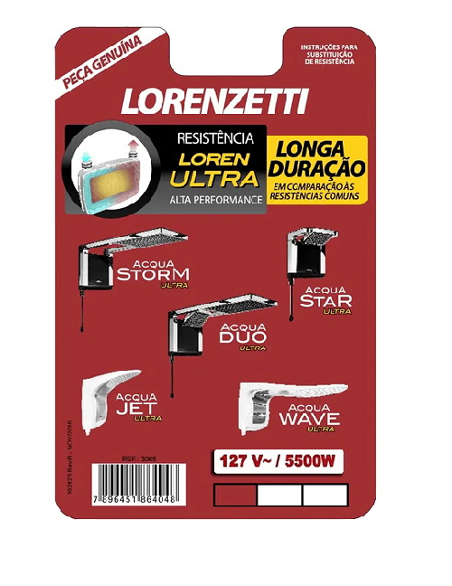 Resistencia Acqua Ultra 127V 5500W