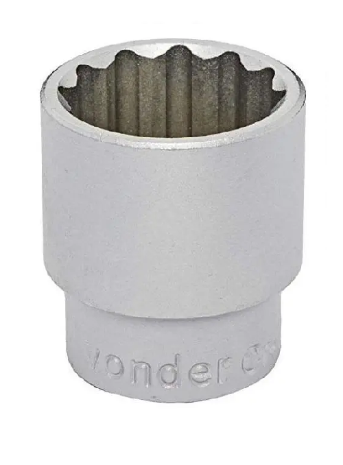 Soquete Sext Enc  1/2" 17MM CRV Vonder