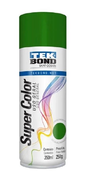 Tintas Spray Verde Tek Bond Uso Geral 350ml