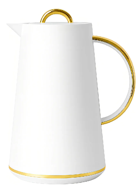 Garrafa Samira Térmica 1 Litro Alta Durabilidade Cor Branco