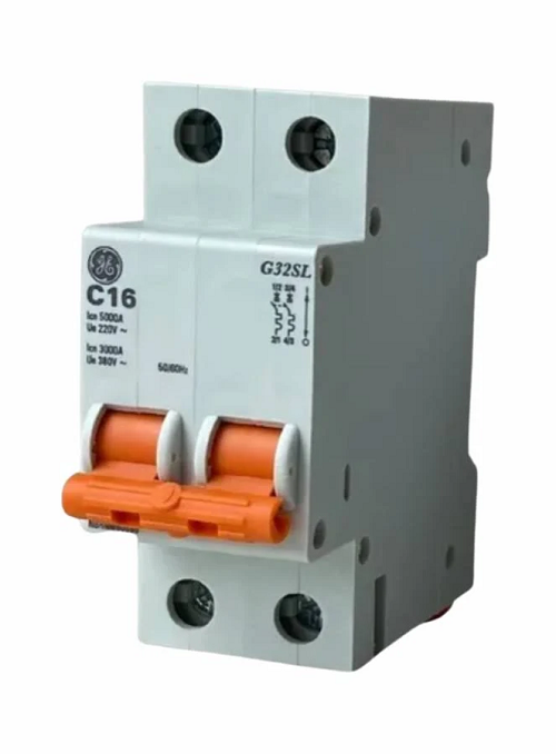 Disjuntor Din Bipolar 16 Amp GE
