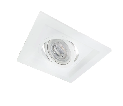 Spot Emb Quad E27 PAR20 1192 Recuado Branco Megalux