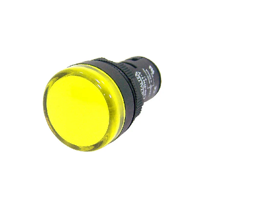 Sinaleiro 22MM 220V Led Amarelo A22LCL