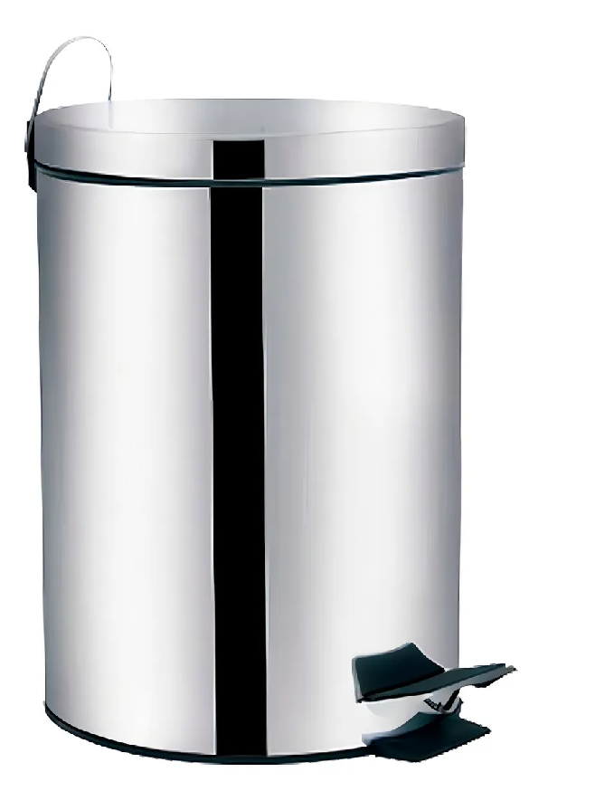 Lixeira Com Pedal E Balde Interno Ágata Inox 5 Litros Mor