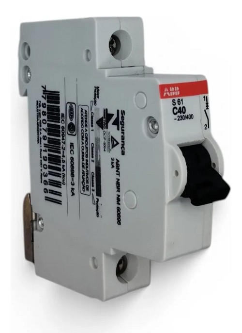 Disjuntor Din Unipolar 40 Amp ABB Padr